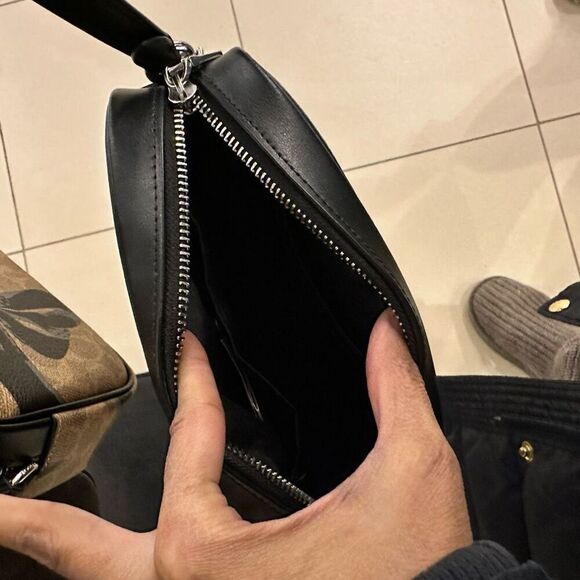 NWT ❤️ Coach Mini Jamie Camera Bag In Signature Canvas With Bow Print Messenger - Picture 3 of 10